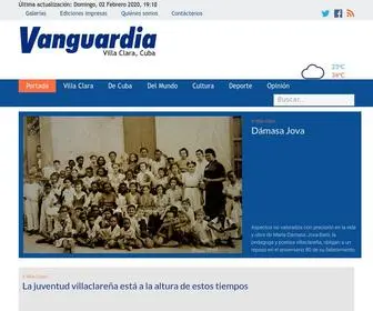 Vanguardia.cu(Sitio en mantenimiento) Screenshot