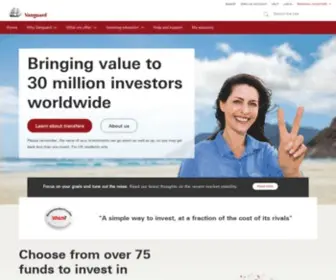 Vanguardinvestor.co.uk(Personal Investing in the UK) Screenshot