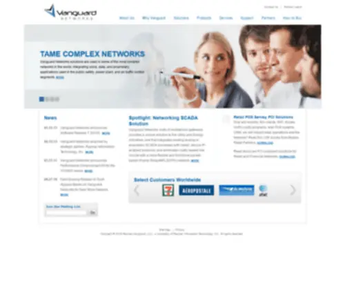 Vanguardnetworks.com(Vanguard Networks) Screenshot