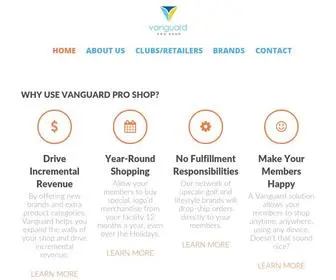 Vanguardproshop.com(Online Retail for the Golf Industry Made Easy) Screenshot
