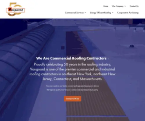 Vanguardroofing.com(Commercial Roofing) Screenshot