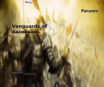 Vanguardsofascension.com(VoA GW2) Screenshot