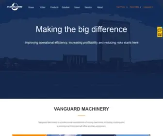 Vanguardtec.com(Zhengzhou Vanguard Machinery Technology) Screenshot