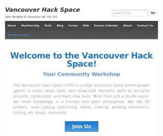 Vanhack.ca(Vancouver Hack SpaceVenables St) Screenshot