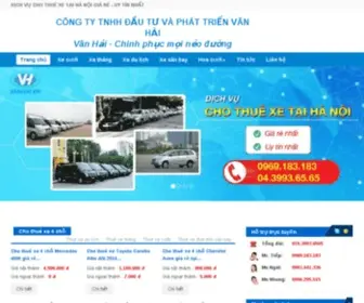 Vanhai.vn(DỊCH VỤ CHO THUÊ XE TẠI HÀ NỘI GIÁ RẺ) Screenshot