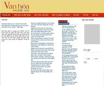 Vanhoanghean.com.vn(Trang ch) Screenshot