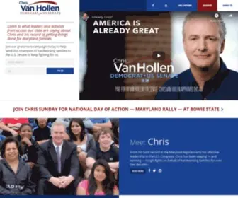 Vanhollen.org(Chris Van Hollen) Screenshot