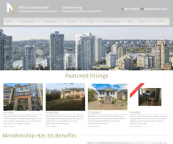 Vanhome.com(TRG-The Residential Group Realty) Screenshot