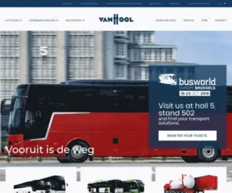 Vanhool.com(Van Hool) Screenshot