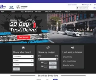 Vanhornhyundai.com(Van Horn Hyundai of Sheboygan) Screenshot