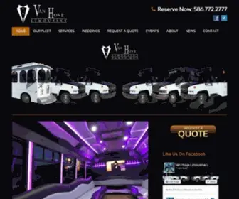 Vanhovelimousine.com(Party Bus Rental Detroit MI ) Screenshot