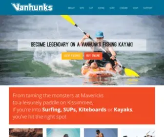 Vanhunksboarding.com(Buy SUP Or Buy Kayak (Fishing)) Screenshot