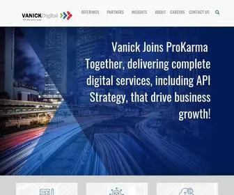 Vanick.com(Run the Future) Screenshot