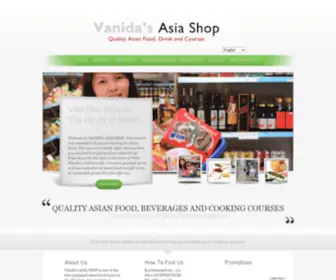 Vanidaasiashop.com(Vanida Asia Shop) Screenshot