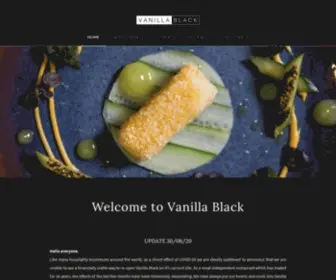 Vanillablack.co.uk(Vanilla Black Serves Up Gourmet Vegetarian & Vegan Dining With a Twist) Screenshot