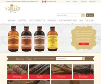 Vanillafoodcompany.ca(Vanilla Food Company) Screenshot