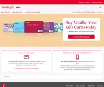 Vanillagift.com(Buy visa gift cards) Screenshot