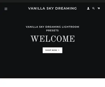 Vanillaskydreamingshop.com(Vanilla Sky Dreaming) Screenshot