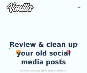 Vanillasocial.co(Social Reputation Management) Screenshot