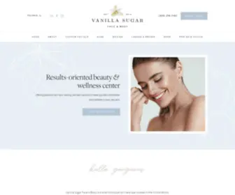 Vanillasugarfaceandbody.com(Vanilla Sugar Day Spa Services l Peoria Illinois) Screenshot