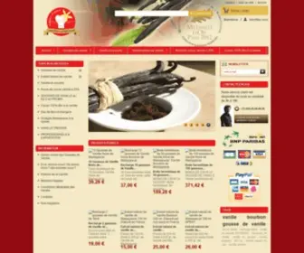 Vanilleduchef.com(VANILLE DU CHEF) Screenshot