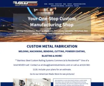 Vanindustriesinc.com(Metal Forming) Screenshot