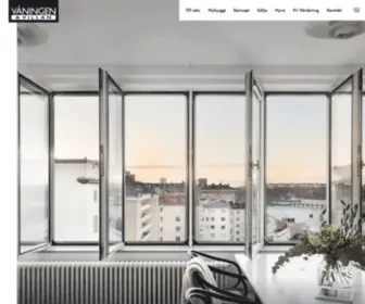 Vaningen.se(Mäklare som får bostäder sålda) Screenshot