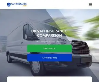 Vaninsurance.com(Compare Van Insurance Quotes in the UK) Screenshot