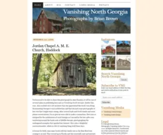 Vanishingnorthgeorgia.com(Vanishing North Georgia Photographs by Brian Brown) Screenshot