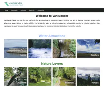 Vanislander.com(Vancouver Island) Screenshot