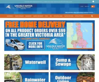 Vanislewater.com(Van Isle Water) Screenshot