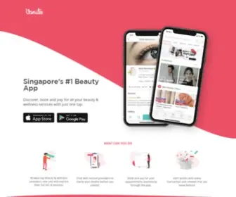 Vanitee.com(Book Beauty Services Online in Singapore Vanitee Pricing Plan Vanitee) Screenshot