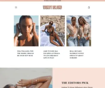 Vanityislandmagazine.com(Influencer Magazine) Screenshot