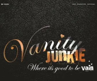 Vanityjunkie.com(Vanity Junkie) Screenshot