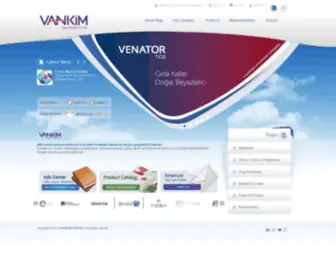 Vankim.com(Gıda katkı Maddeleri) Screenshot