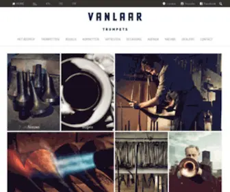 Vanlaartrumpets.nl(Van Laar Trumpets & Flugelhorns) Screenshot