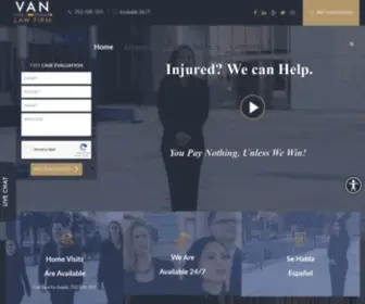 Vanlawfirm.com(Van Law Firm) Screenshot