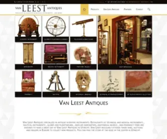 Vanleestantiques.com(Van Leest Antiques) Screenshot