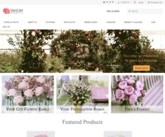 Vanlier.co.nz(Van Lier Nurseries) Screenshot