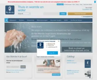 Vanmarcke.com(Van Marcke) Screenshot