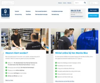 Vanmarckepro.be(Van Marcke pro) Screenshot