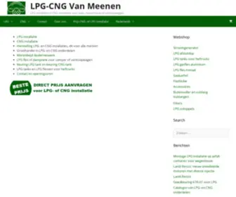 Vanmeenen.com(Uw partner voor LPG en CNG) Screenshot