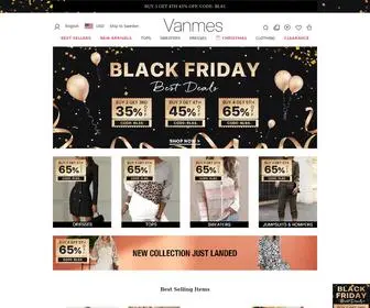 Vanmes.com(Dresses, Shoes and Accessories On Sale Today) Screenshot