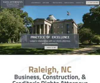 Vannattorneys.com(Vann Attorneys) Screenshot