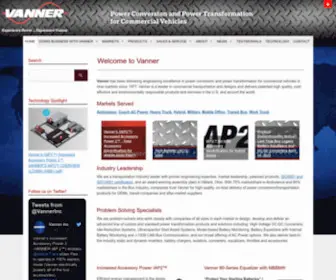 Vanner.com(Inverter Charger) Screenshot