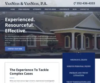 VannessVanness.com(Citrus County Probate & Injury Attorney) Screenshot