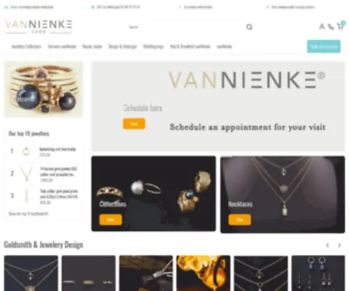 Vannienkesieraden.nl(VanNienke sieraden) Screenshot