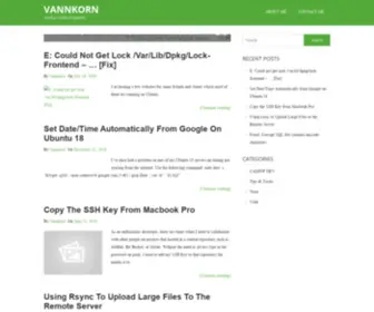 Vannkorn.info(Vannkorn info) Screenshot