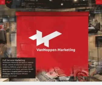 Vannoppen.co(Full-Service Marketing, Graphic Design, Website Design & Development) Screenshot