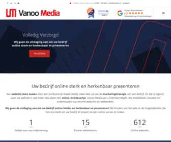 Vanoo.nl(Vanoo Media Webdesign & Online Marketing) Screenshot